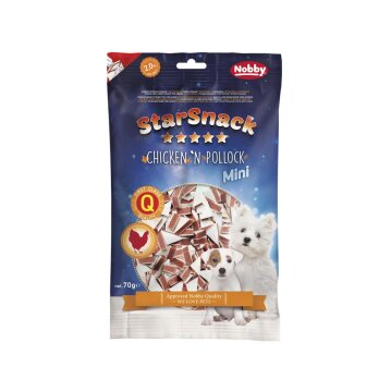 Hunde - Leckerli NOBBY StarSnack MINI Chicken`n Pollock,...