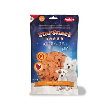 Hunde - Leckerli NOBBY StarSnack MINI Chicken Heart, 70 g