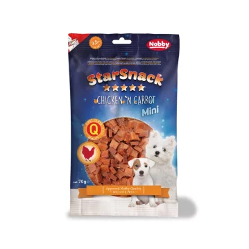 Hunde - Leckerli NOBBY StarSnack MINI Chicken`n Carrot, 70 g