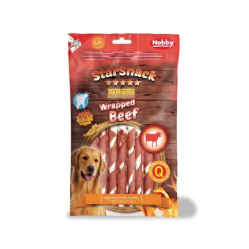 Hunde - Snacks NOBBY StarSnack Barbecue Wrapped Beef, 70 g