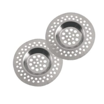 Axentia Abflusssiebe Edelstahl 2 Stück