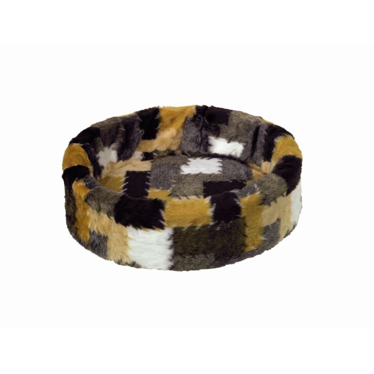 NOBBY Plüschbett "Patchwork"