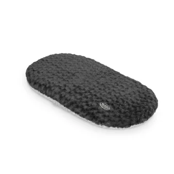 NOBBY Kissen oval "SEOLI", dunkelgrau/hellgrau