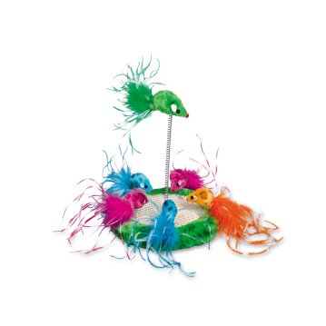 NOBBY  Katzenspielplatz, bunt, &Oslash; 19 x 24 cm