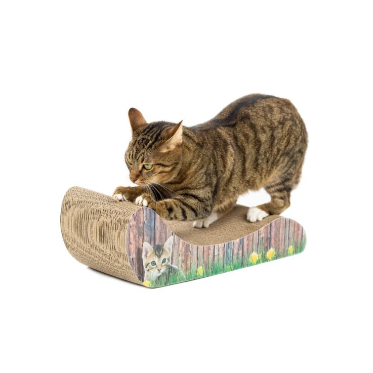 NOBBY Kratzbrett aus Karton "Lounge", 48 x 21 x 16 cm