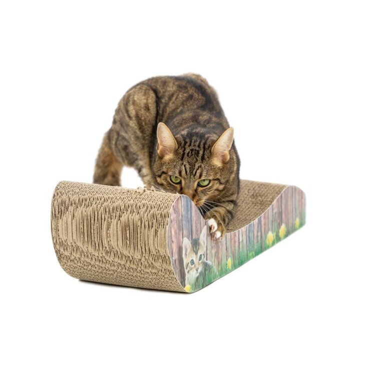 NOBBY Kratzbrett aus Karton "Lounge", 48 x 21 x 16 cm