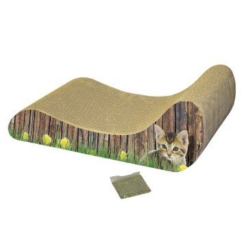 NOBBY Kratzbrett aus Karton "Lounge", 48 x 21 x...