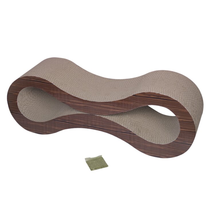 NOBBY Kratzbrett XL aus Karton "Infinity", 78 x 22 x 25 cm