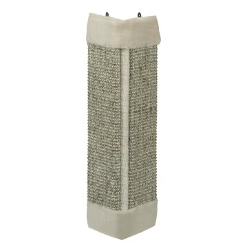 NOBBY Kratzecke mit Pl&uuml;sch, grau, S, 49 x 22 cm