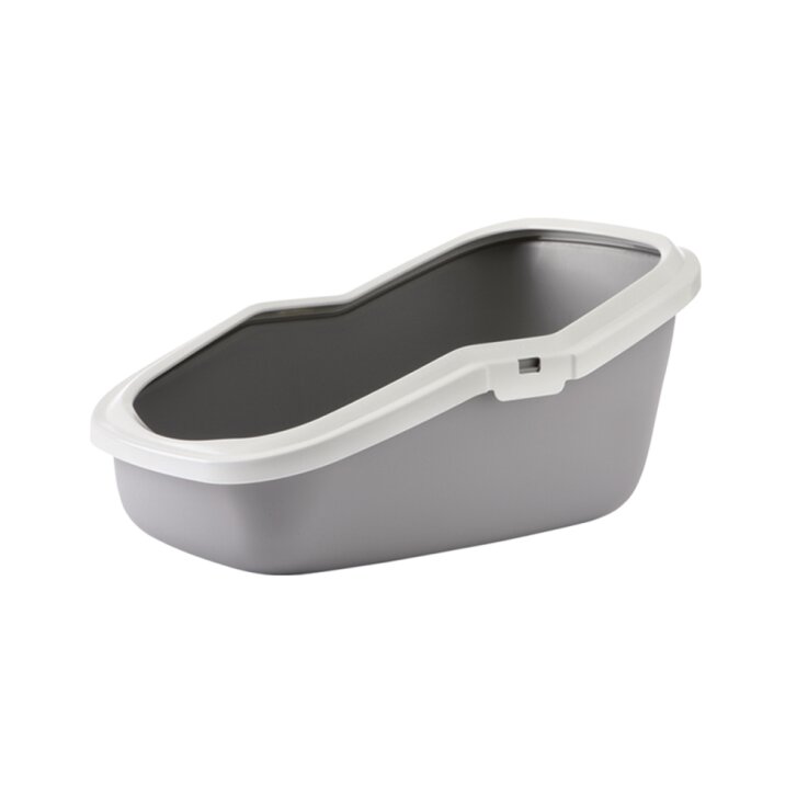 NOBBY Katzentoilette mit Rand "Aseo", 56 x 39 x 27,5 cm