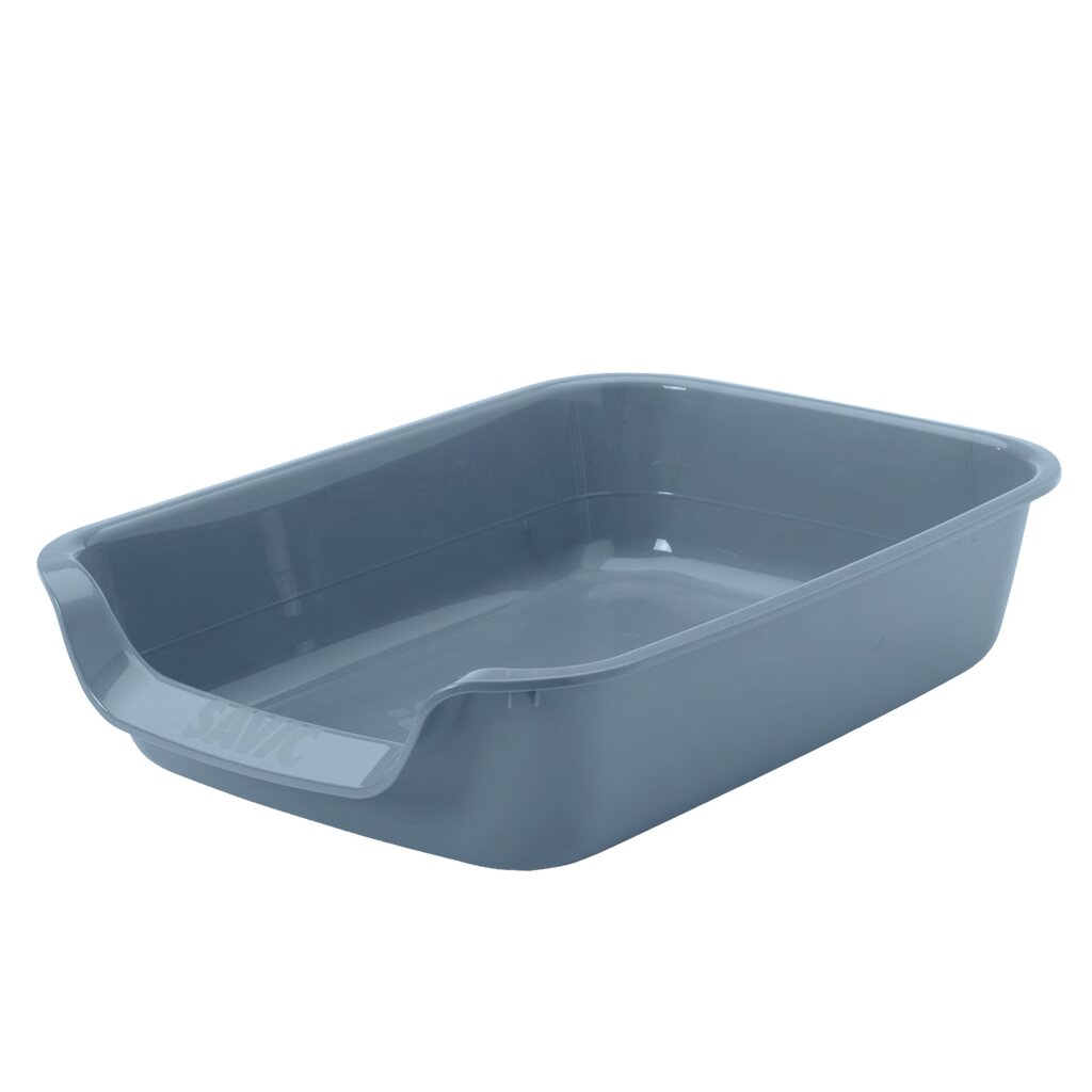 SAVIC Katzentoilette Junior, steinblau, 56 x 39 x 13 cm - TWiDOO - s,  14,29