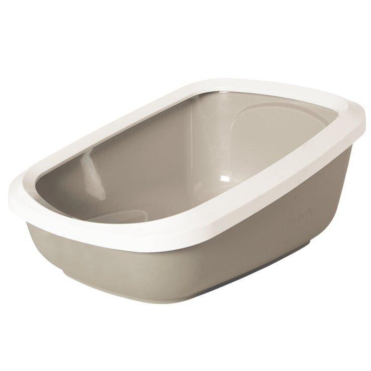 NOBBY Katzentoilette mit Rand "ASEO JUMBO", 67,5 x 48,5 x 28 cm