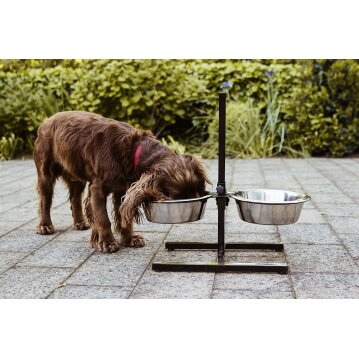 NOBBY Napfständer verstellbar DINER BAR, inkl. 2...