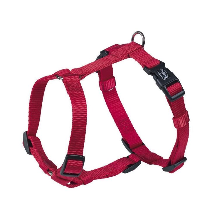 NOBBY Geschirr "Classic", rot, XS-S, Br.: 20/35 cm, B: 10 mm
