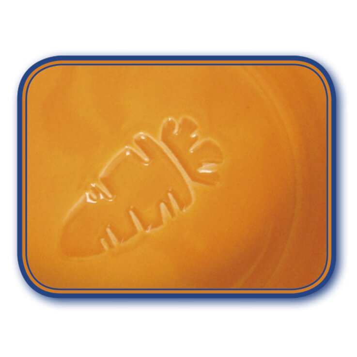 NOBBY  Nager Keramiknapf "CARROT", orange, Ø 10 x 4 cm