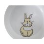NOBBY  Nager Keramik Napf "Rabbit", gelb, Ø 11 x 4,5 cm