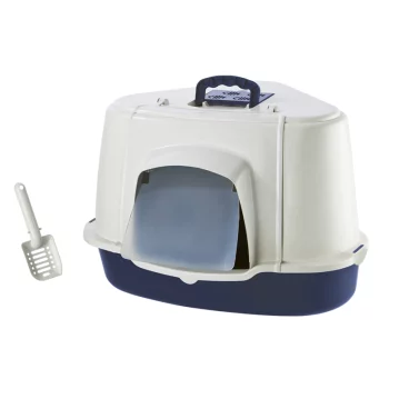 NOBBY Katzen Ecktoilette mit Haube spezial, 70 x 57 x 48 cm