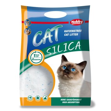NOBBY CAT Silica Katzenstreu, 7,5 kg, 16 l