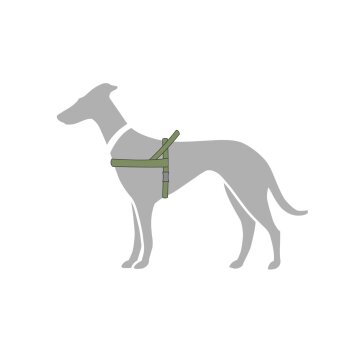 HUNTER Norwegergeschirr Hunting, braun, Halsumfang 45 cm...