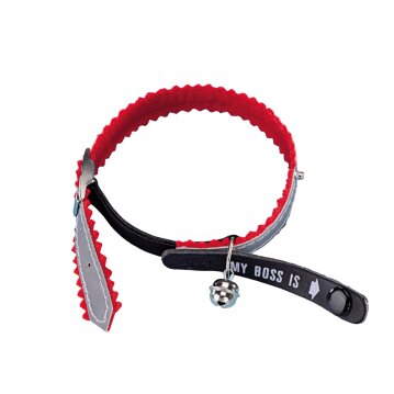 NOBBY Adress-Katzenhalsband "My Boss is", rot,...