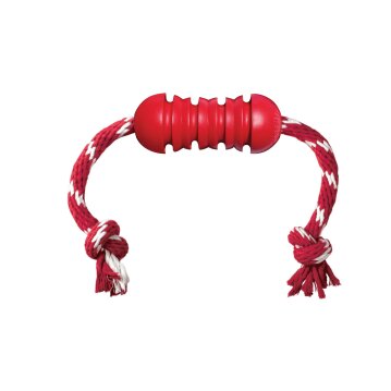 Hundespielzeug KONG&reg; Dental mit Tau 12 cm