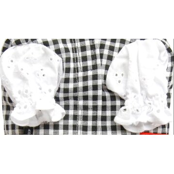 DoggyDolly DL001 Dirndl für Hunde schwarz-weiß...