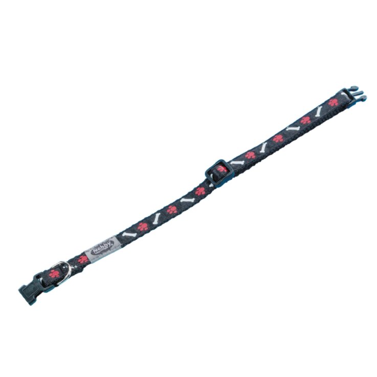 NOBBY Halsband "Mini", schwarz,  XS - S, L: 20 - 35 cm, B: 10 mm
