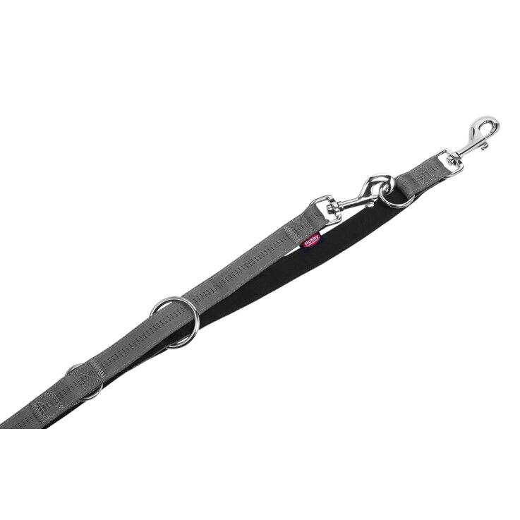 NOBBY Führleine "Soft Grip", dunkelgrau/schwarz, S, L: 200 cm, B: 15 mm