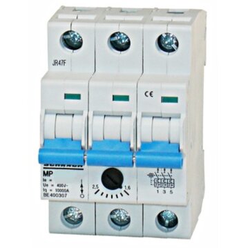 Motorschutzschalter 1,6/3, 3-polig