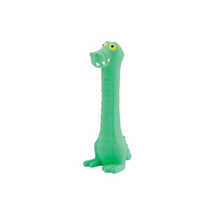 NOBBY Latex Lulatsch Krokodil, grün, 18 cm