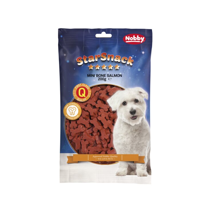 Hunde - Snacks NOBBY StarSnack "Mini Bones Salmon", 200 g