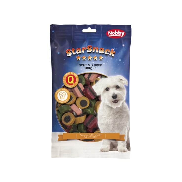 Hunde - Snacks  NOBBY StarSnack "Soft Mix Drop", 200 g