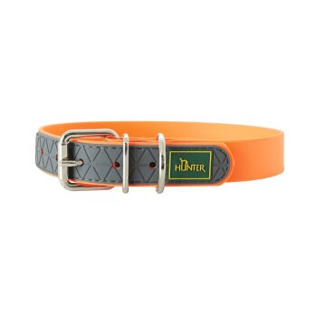 Hunter Halsband Convenience 50 cm neon Orange 38 - 46 cm / 25 mm
