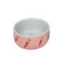 NOBBY  Keramik Napf "Wortel", rosa, &Oslash; 11 x 4,5 cm