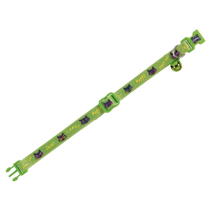 NOBBY Katzenhalsband "Happy Cat Green", grün
