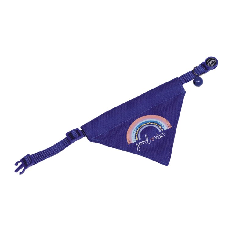 NOBBY Katzenhalsband mit Tuch "Good Vibes"