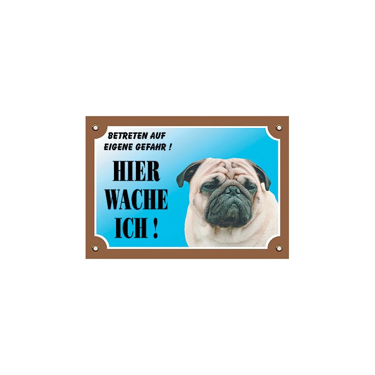NOBBY Warntafel Mops