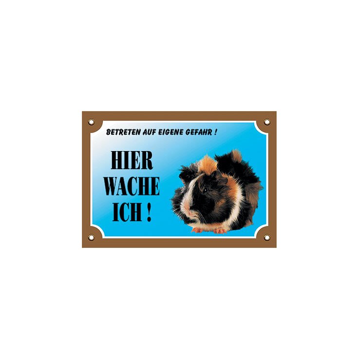 NOBBY  Warntafel Meerschweinchen, 20,5 x 14 cm