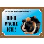 NOBBY  Warntafel Meerschweinchen, 20,5 x 14 cm