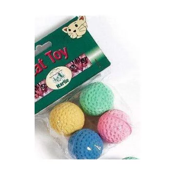 KARLIE  Katzen-Soft-Golfb&auml;lle - 4er Set, &Oslash; 4 cm