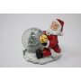 Weihnachtsmann mit Schneekugel ca. 8 cm 