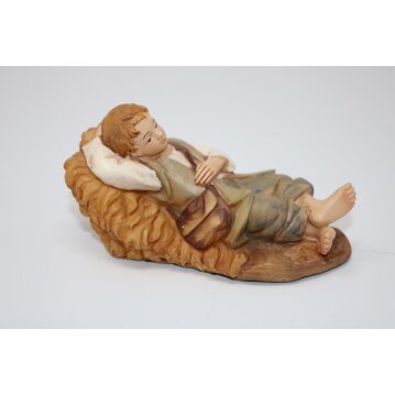 Krippenfigur liegender Hirte ca.10,5 cm