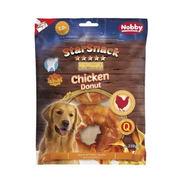 Hunde - Leckerli NOBBY StarSnack Barbecue Chicken Donut,...