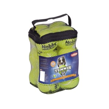 NOBBY Tennisball, &Oslash; 6,5 cm, 12er Netztasche