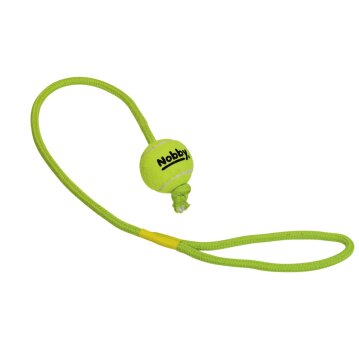 NOBBY Tennisball mit Wurfschlaufe, &Oslash; 5,5 cm, Seil:...