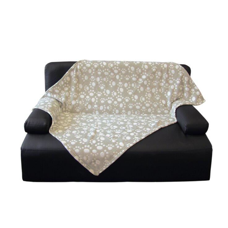 NOBBY Fleece Plaid "EMMI" Classic, 50 x 75 cm, beige