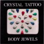 Crystal Tattoo / Body Juwels - Herz bunt