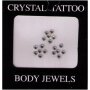 Crystal Tattoo / Body Juwels - 3 Blumen 1