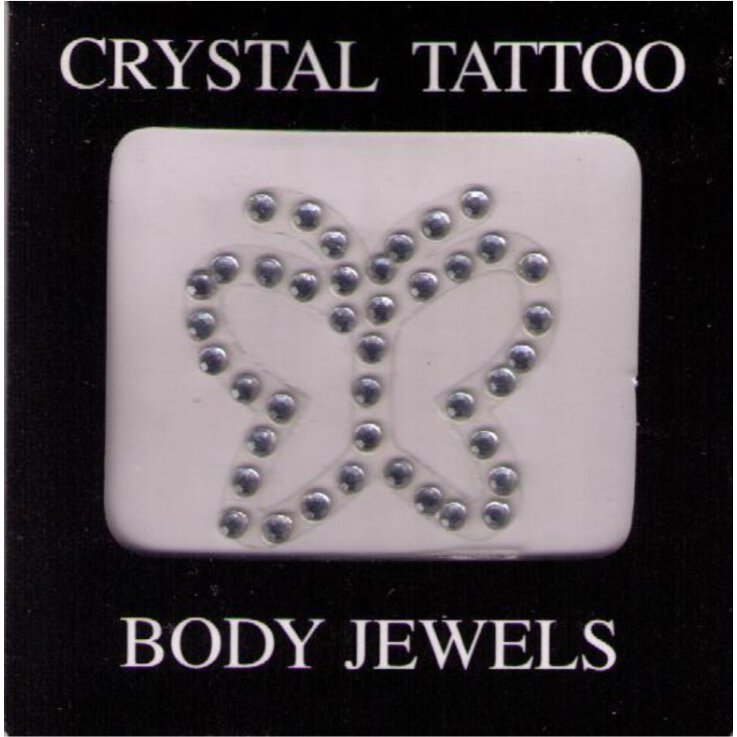 Crystal Tattoo / Body Juwels - Schmetterling