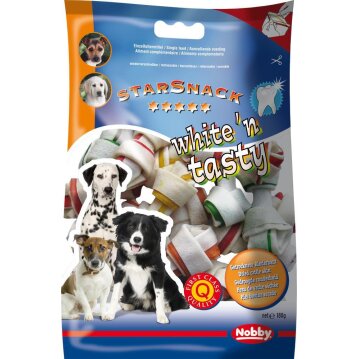 Hunde - Kauartikel NOBBY White&acute;n Tasty Kauknoten...